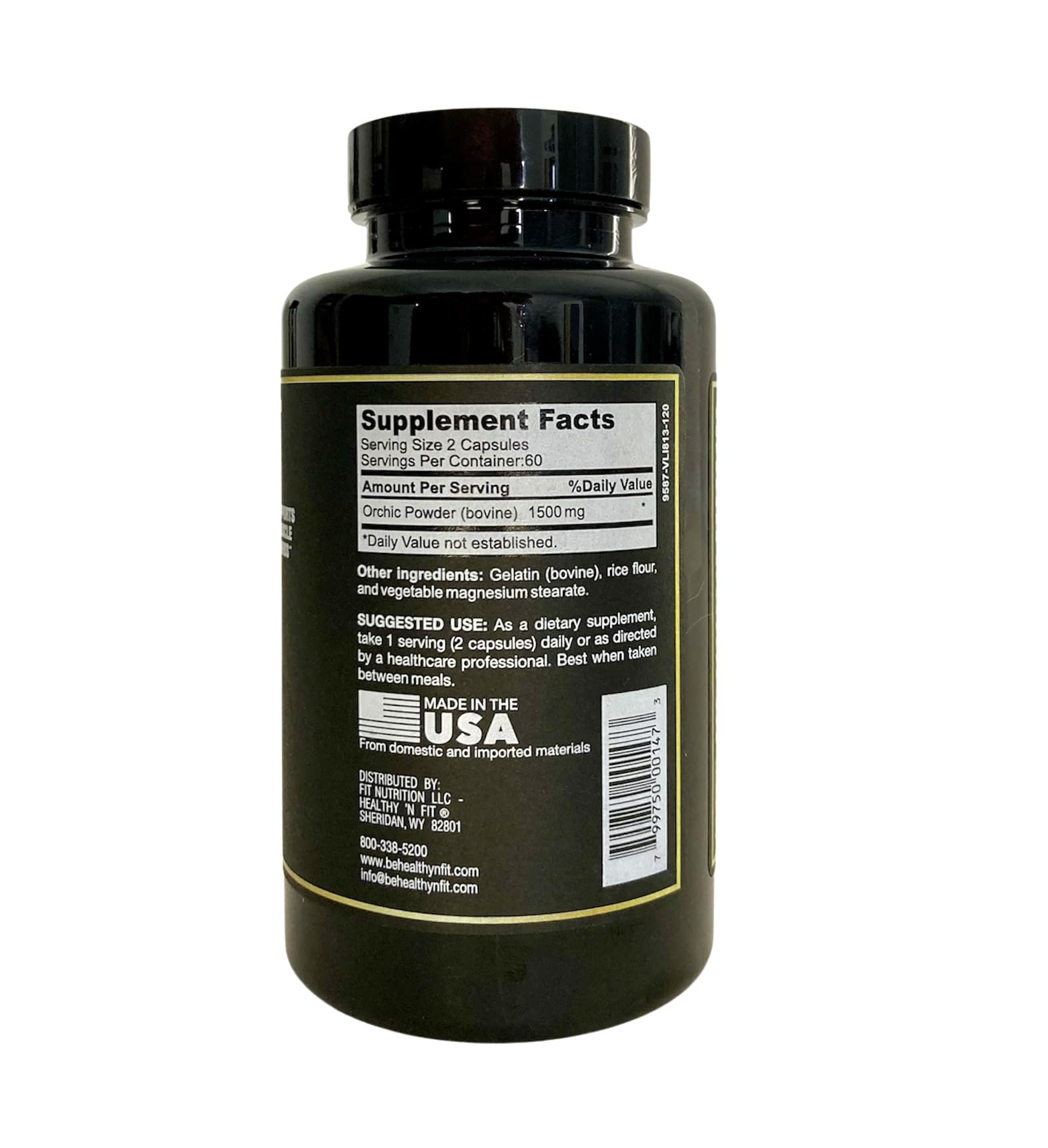 Nutrition-packed capsules showing protein, amino acids, vitamins