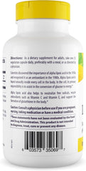 Healthy Origins Alpha Lipoic Acid gluten-free icon demonstrates suitability for gluten-free supplement routines.