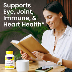 Healthy Origins Astaxanthin product scene on shelf conveys quality