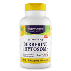 Healthy Origins Berberine Phytosome Berbevis bottle front view