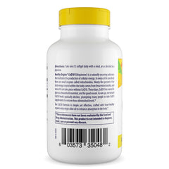 Close-up of CoQ10 softgel capsule