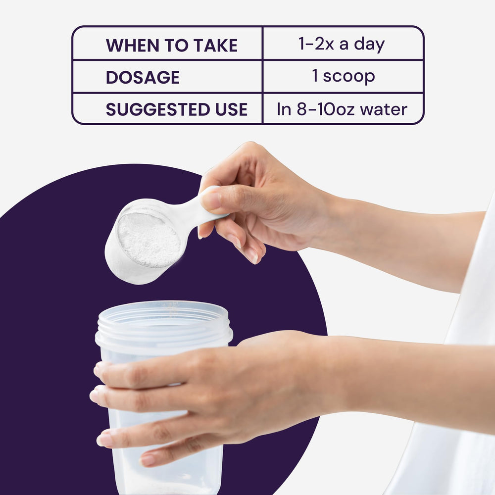 Nutrition facts panel close-up on the creatine jar