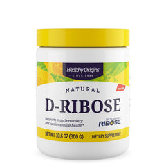 Front view of Healthy Origins D-Ribose Powder BioEnergy packaging