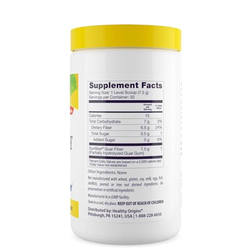 Unflavored Healthy Fiber powder scoop