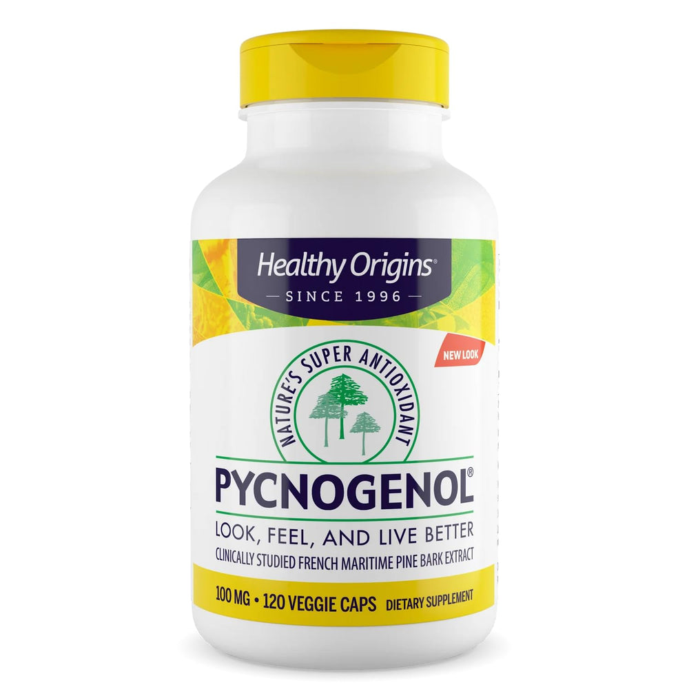 Healthy Origins Pycnogenol 100 mg bottle – 120 veggie caps