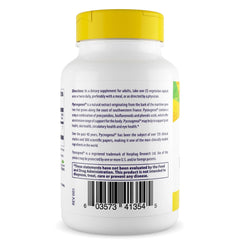 Pycnogenol 30 mg bottle label close-up