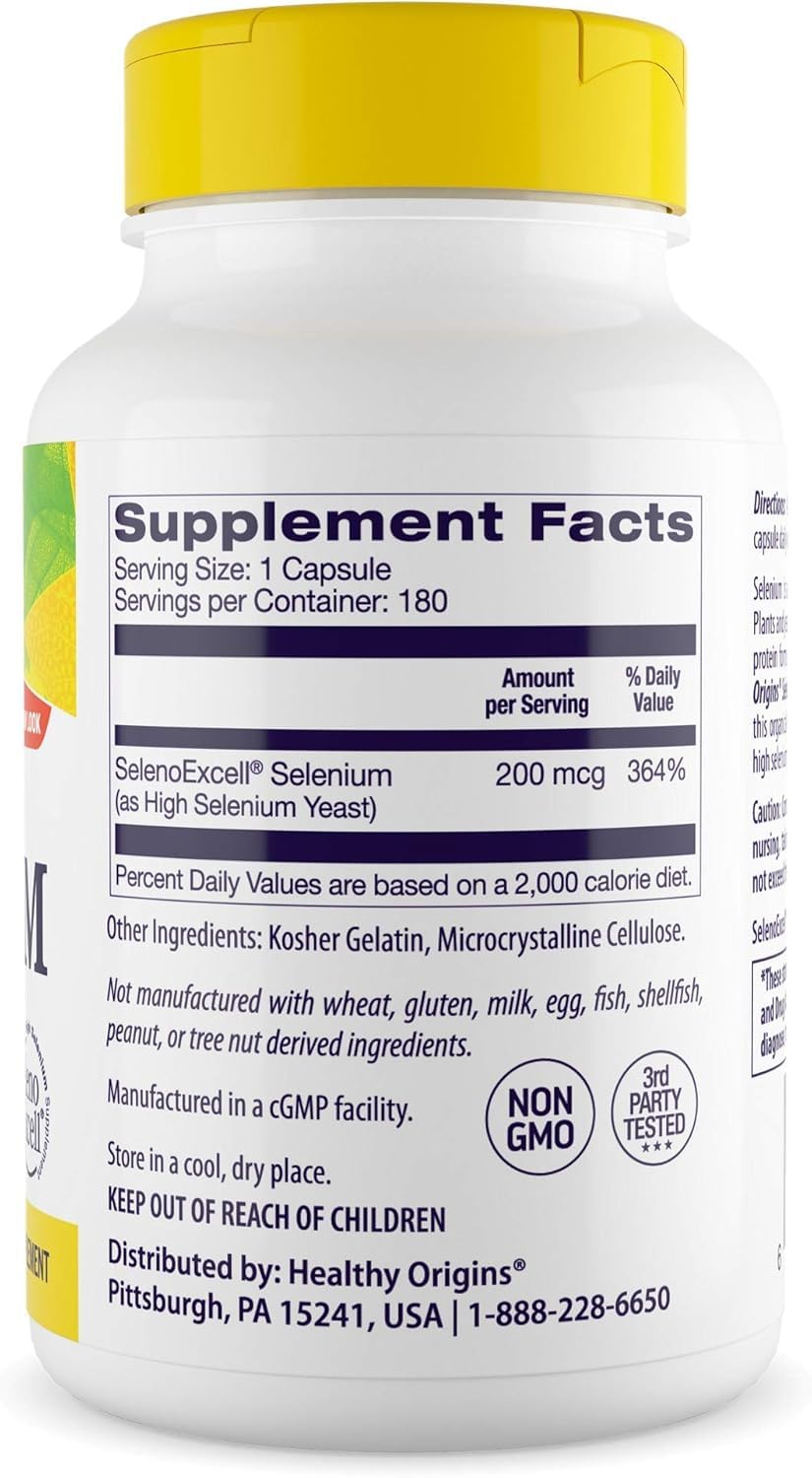 Fermented yeast-derived selenium concept illustration