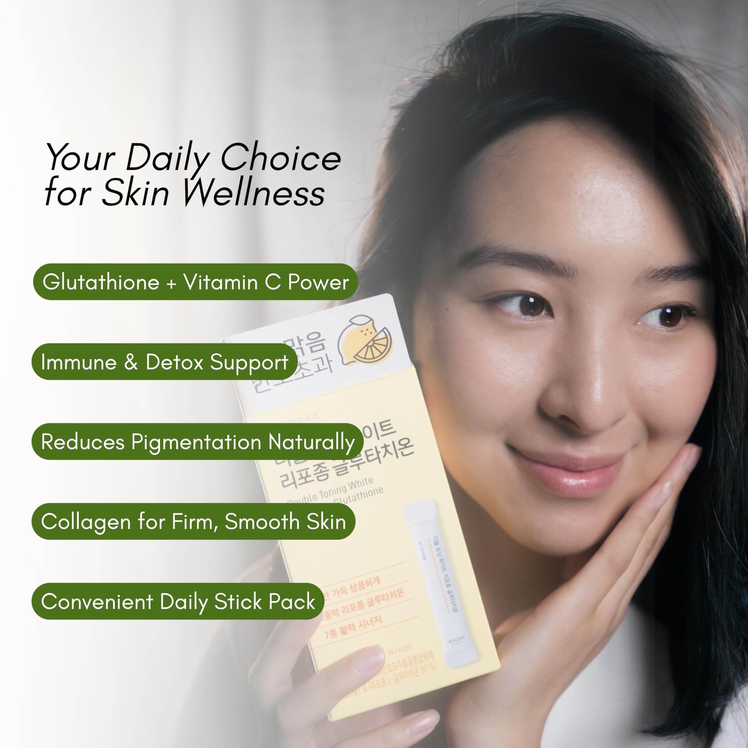 Stick contents dissolving in water for HEALTHY PLACE