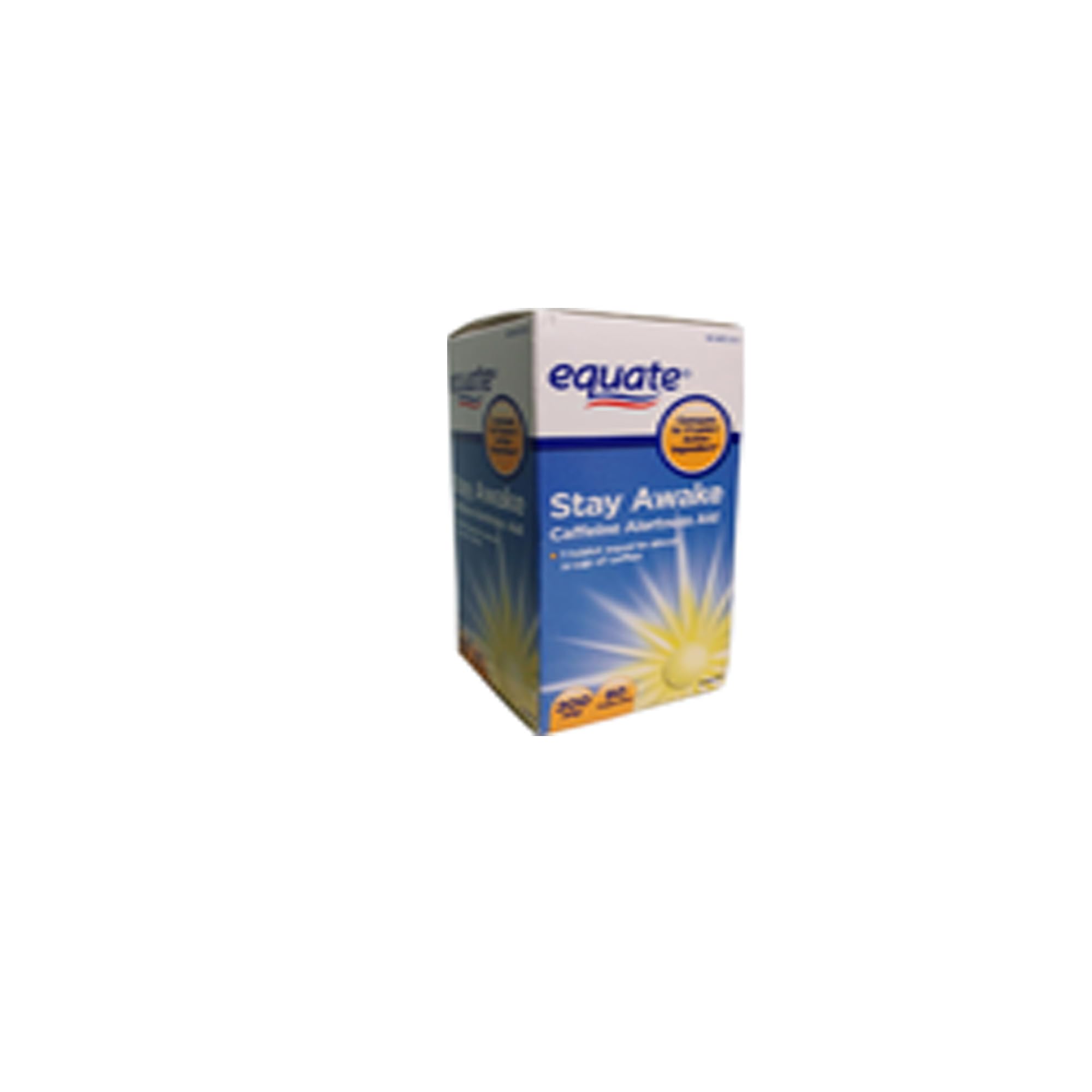 Healthy Surplus Bundle image: Equate Stay Awake 200 mg caffeine 80 tablets and Vital Volumes Vitamins Tips Card