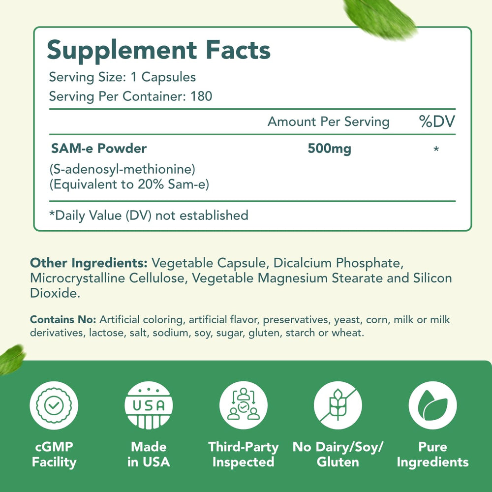 HealthyWayRx SAM-e bottle on a white background