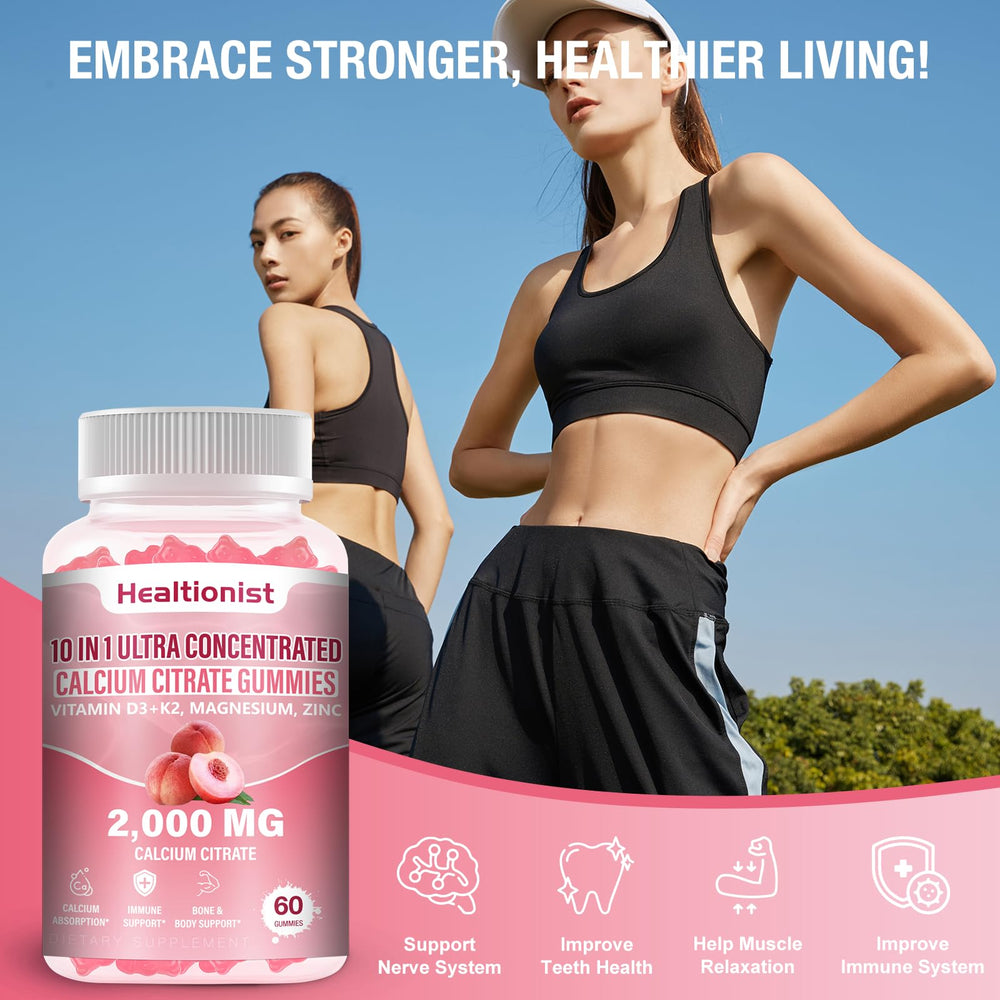 Ingredients: calcium citrate, vitamin D3, vitamin K2 and zinc