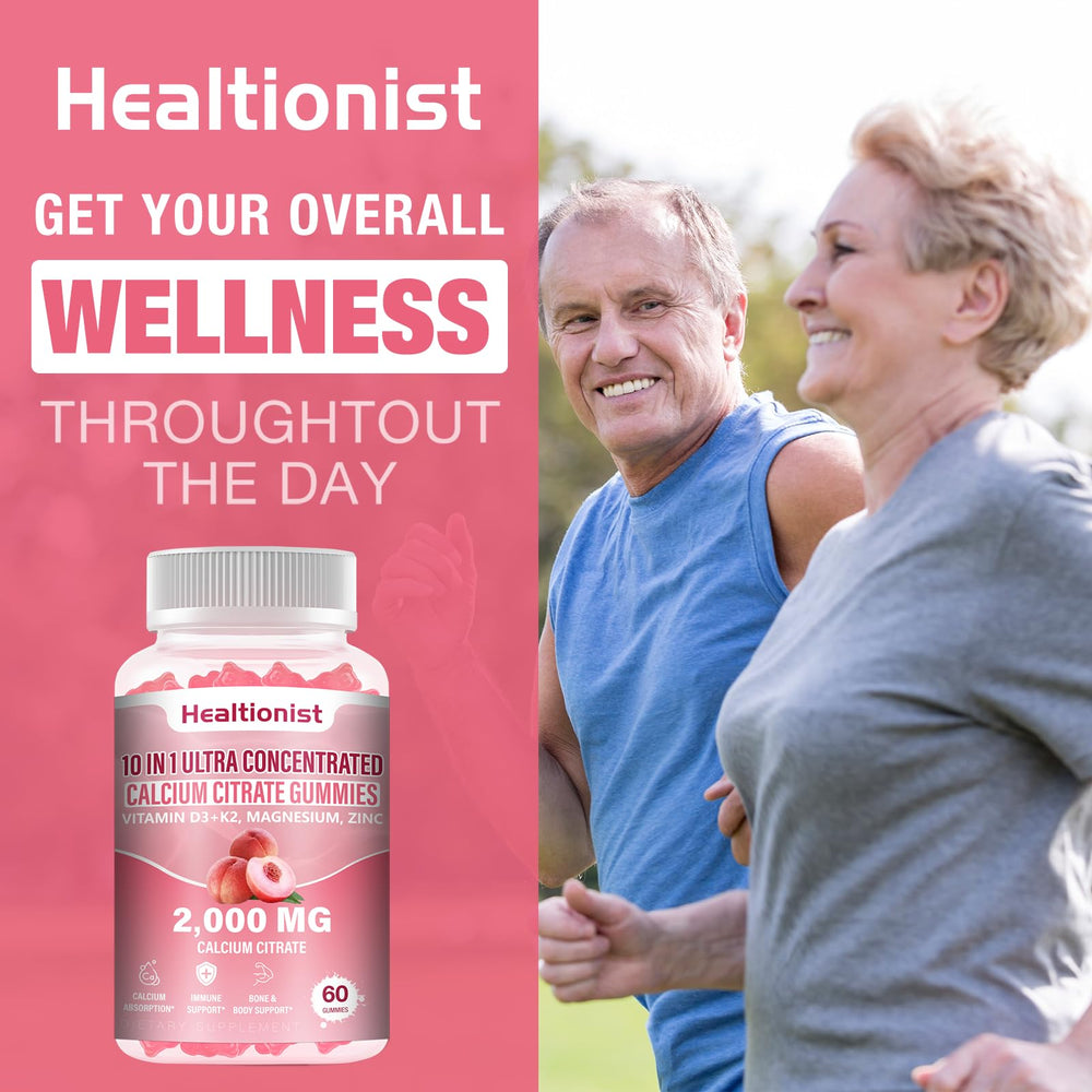 Lifestyle image showcasing daily wellness with Healtionist gummies