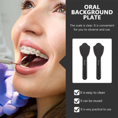 Clear scale on the board for precise dental measurements