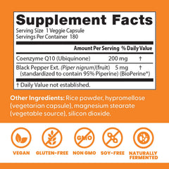 Heart health and cellular energy concept with CoQ10