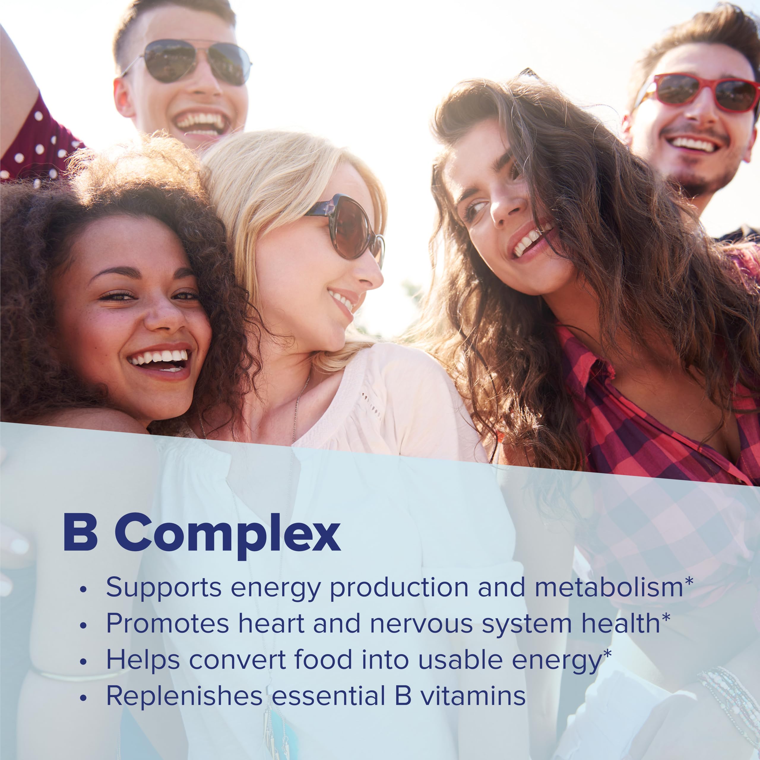 Heart and muscle health concept with B vitamins