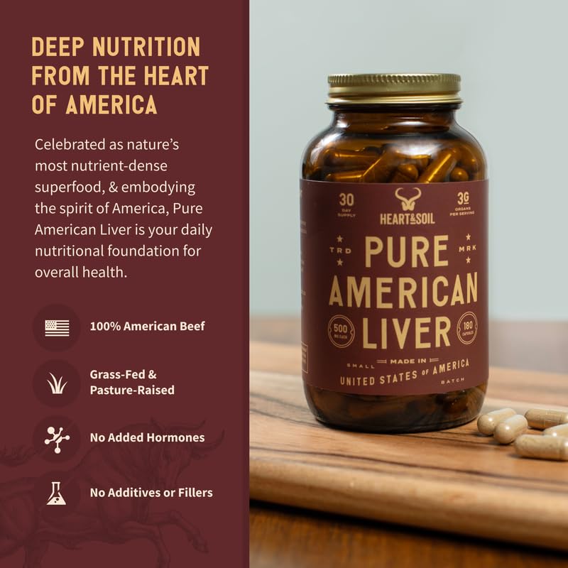 HEART & SOIL liver supplement packaging front
