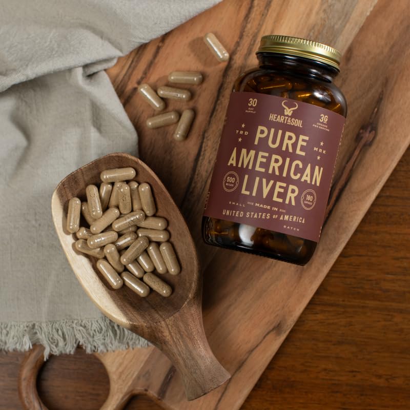 Iron and copper minerals beside liver capsules