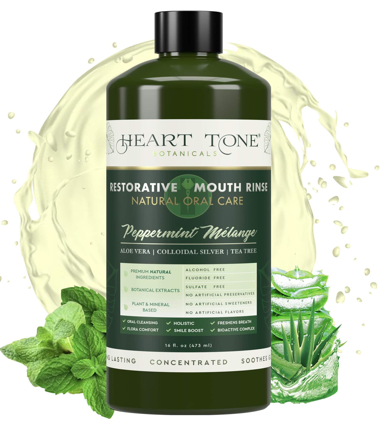 Gift-ready natural mouthwash for holidays