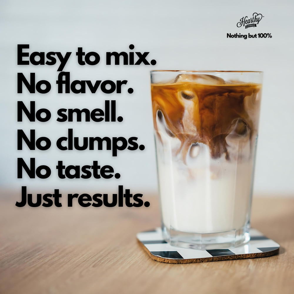 Unflavored hydrolyzed collagen powder texture