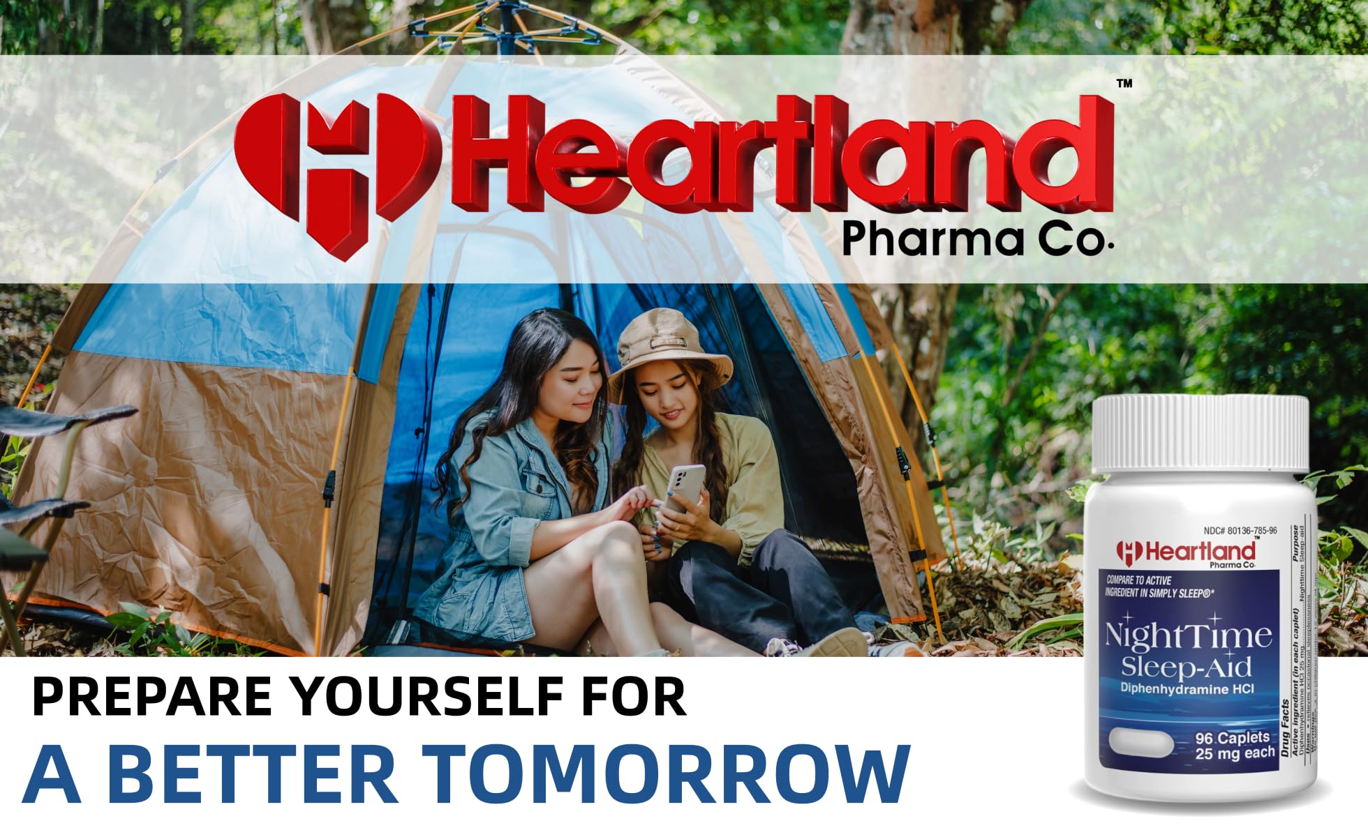 Nighttime sleep aid packaging for adults