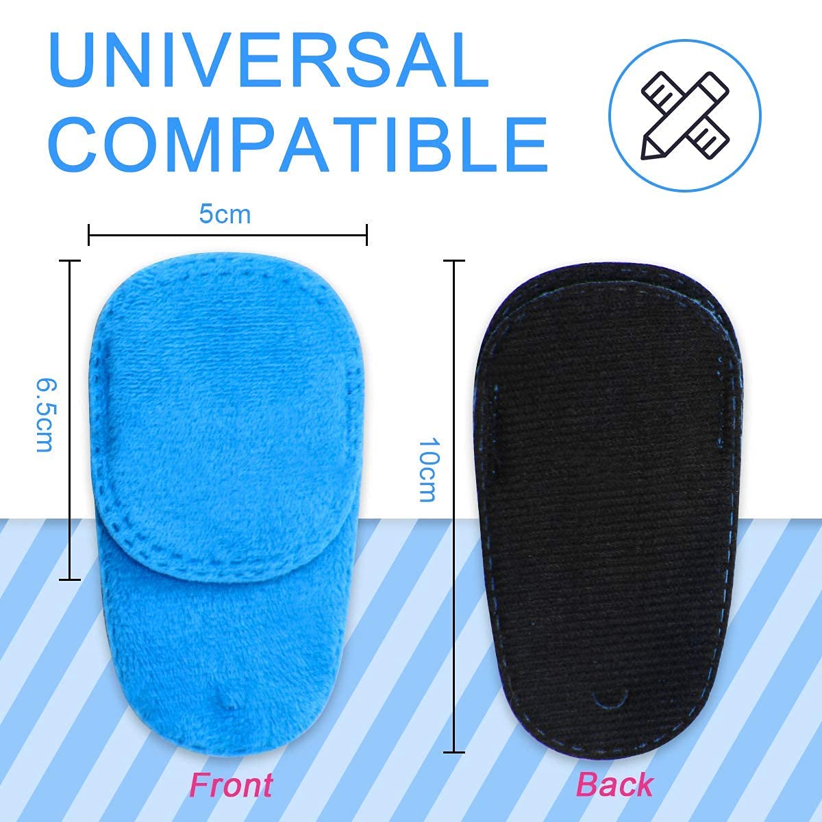 Close-up of Soft Velvet Material of HECATY Eye Patch