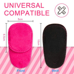 Close-up of soft velvet material of HECATY eye patch