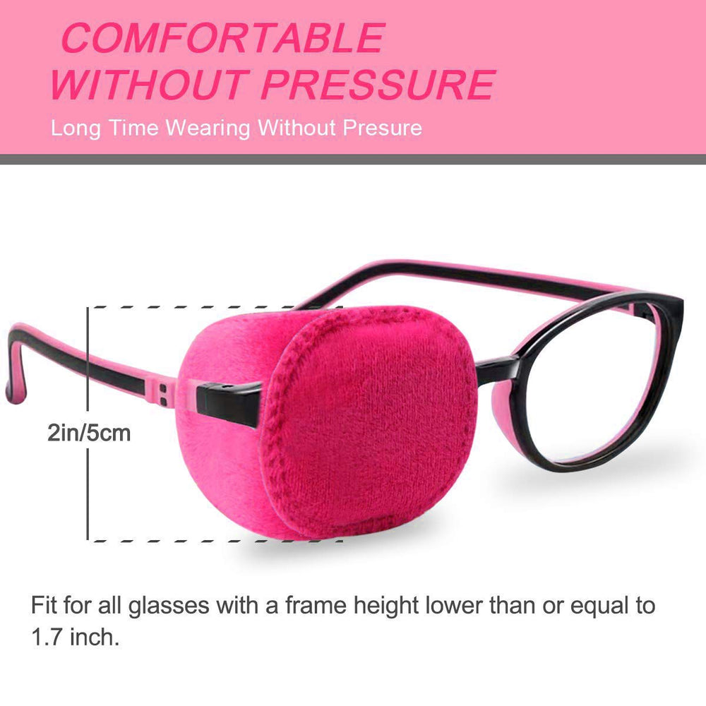 Patch size about 10 x 5 cm on glasses frame