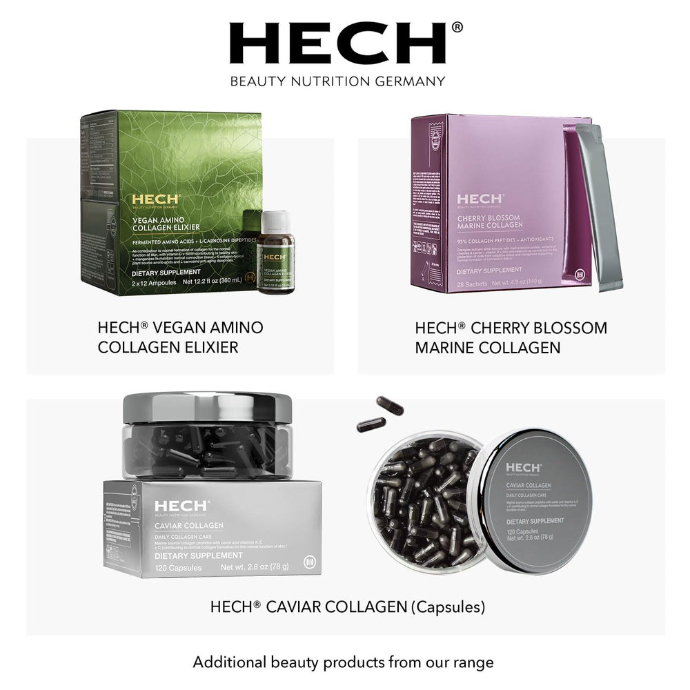 Made in Germany manufacturing emblem for HECH Caviar Collagen Ruby Elixier