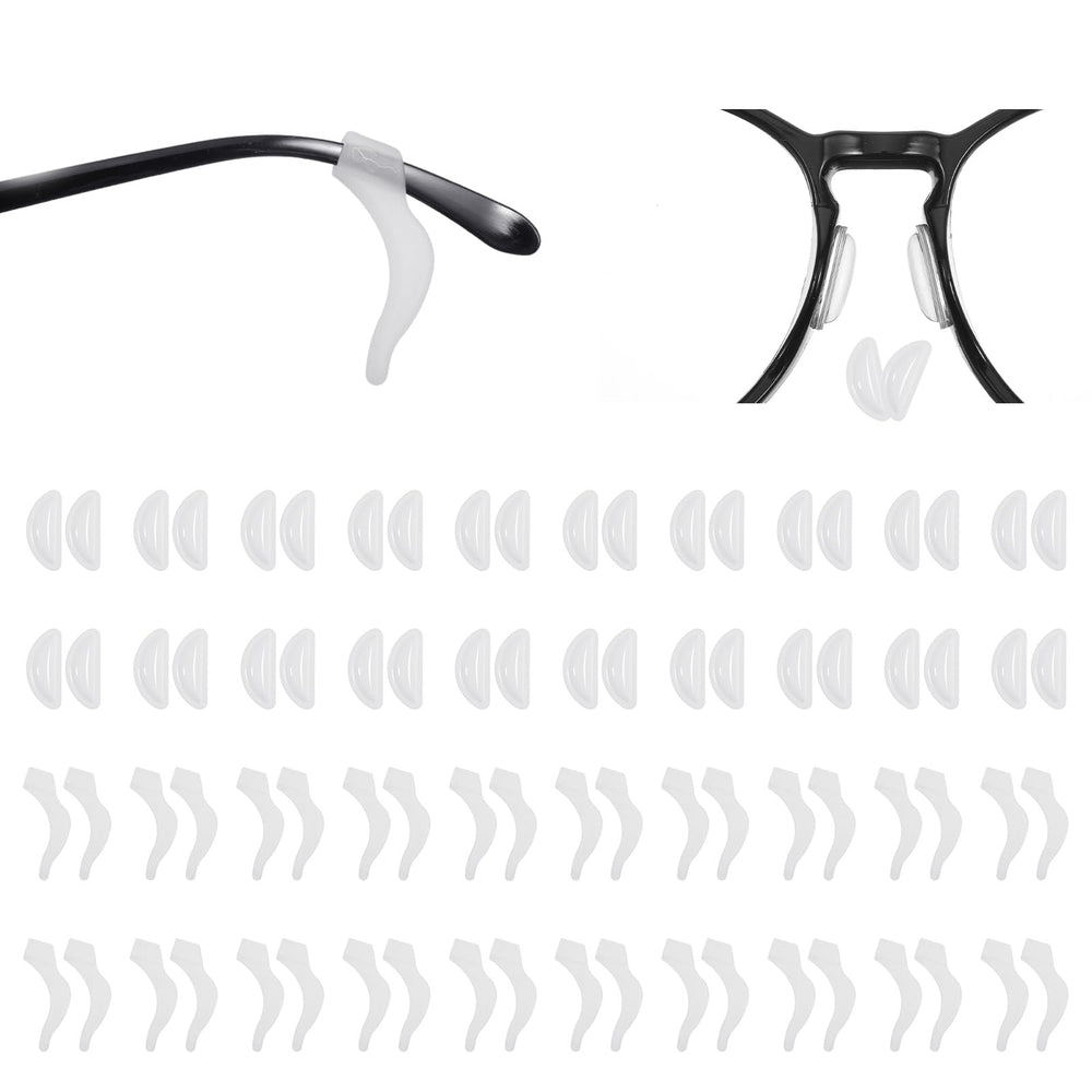 Hecila silicone nose pads close-up with D-shape design