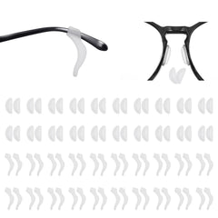 Hecila silicone nose pads close-up with D-shape design