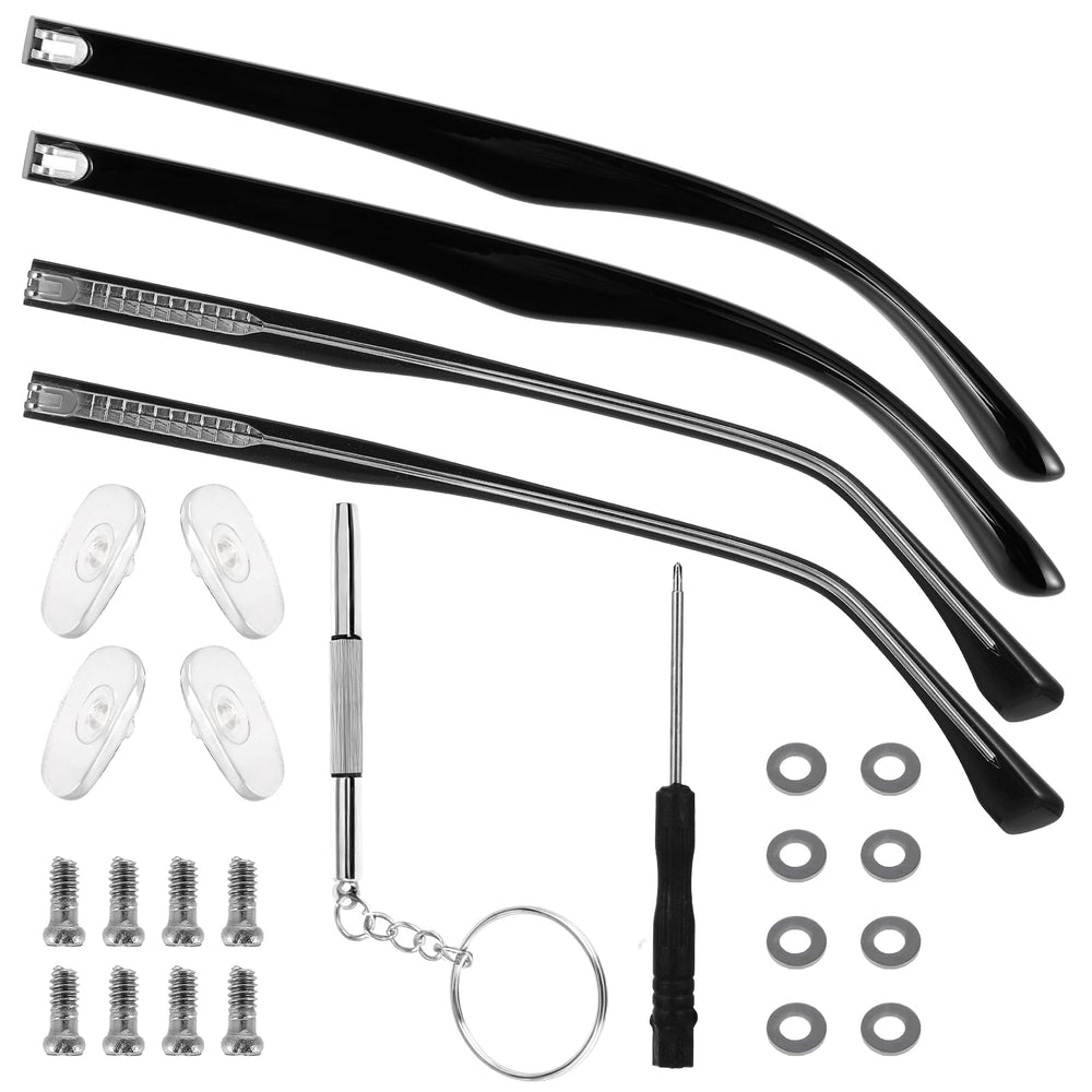 Two replacement glasses arms and legs with anti-slip silicone tips