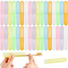 Hedume pink 35-piece travel toothbrush case