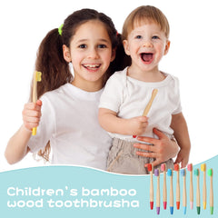 Soft nylon bristles with bamboo handle, 5.7 inches for small hands