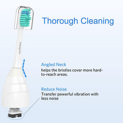 6-pack replacement heads with DuPont bristles for Philips Sonicare