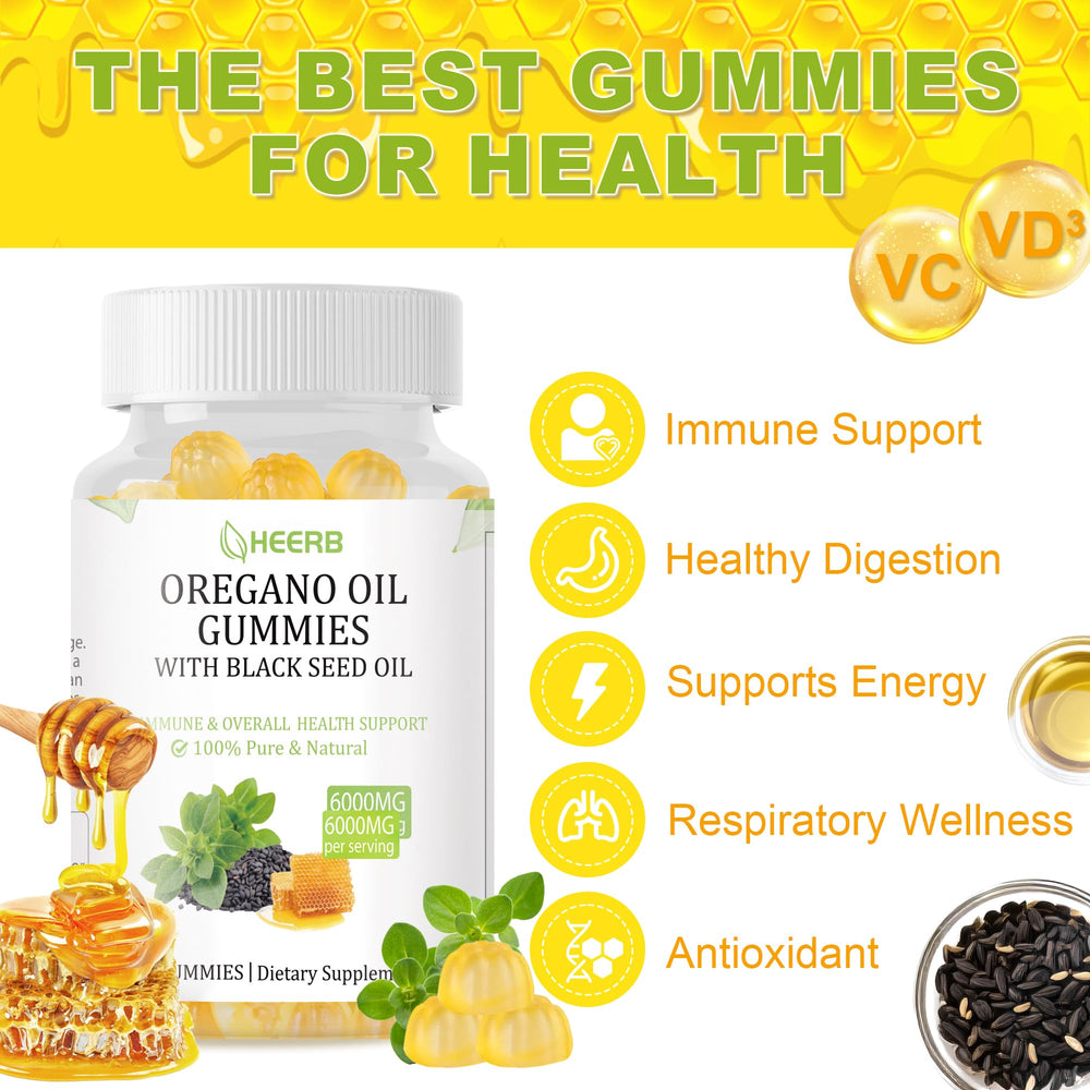 Lifestyle concept image showing healthy immunity and gut support with gummies and fruits
