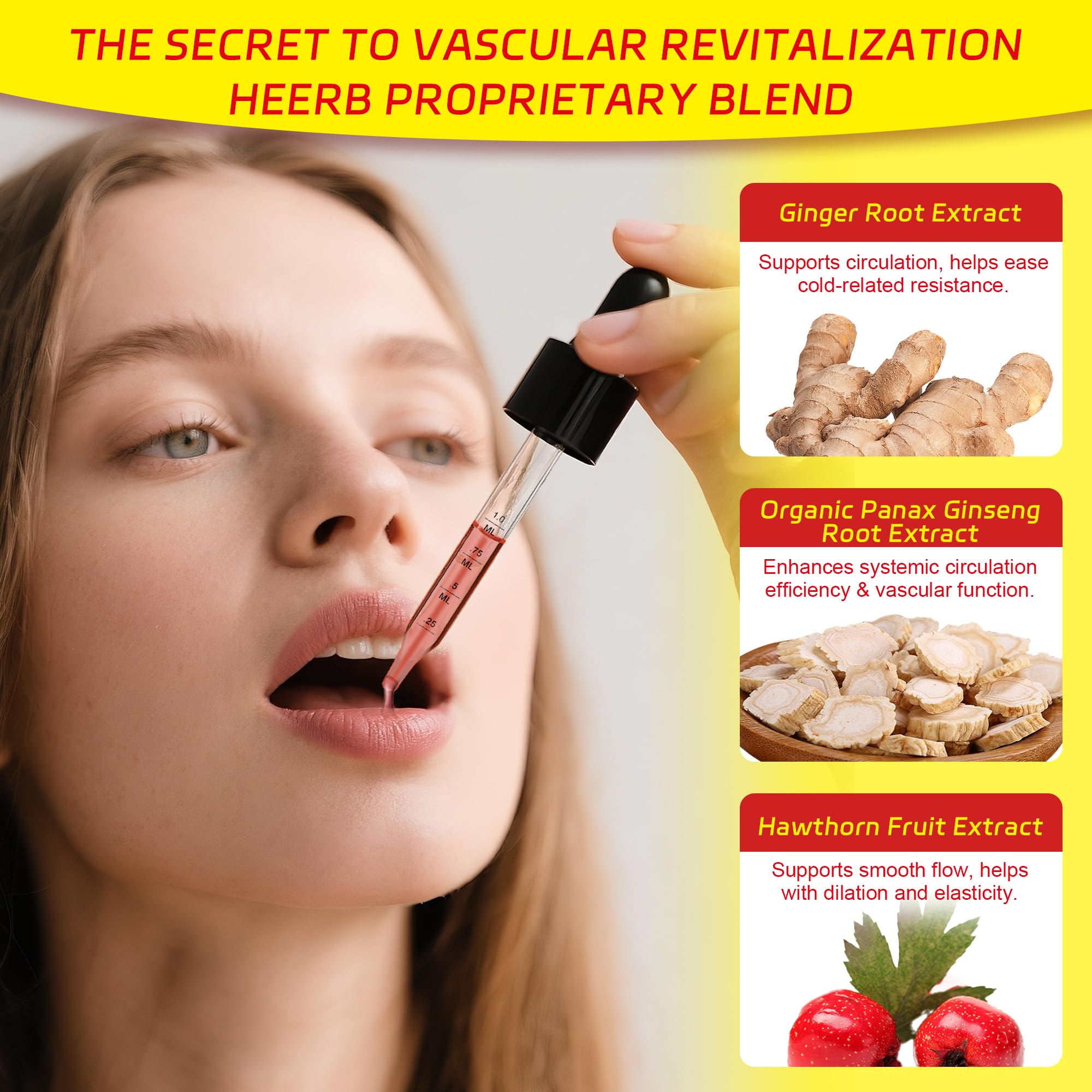 HEERB Cayenne Drops with beetroot flavor, D3 and K2 vitamins