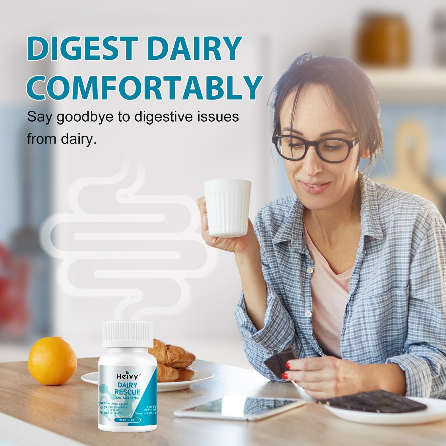 Packaging highlights Made in USA and GMP certification