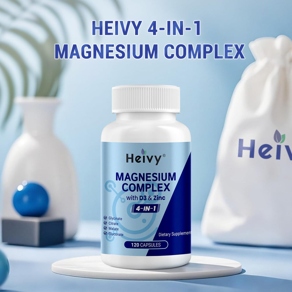 Nutrition facts and serving size on Heivy bottle label