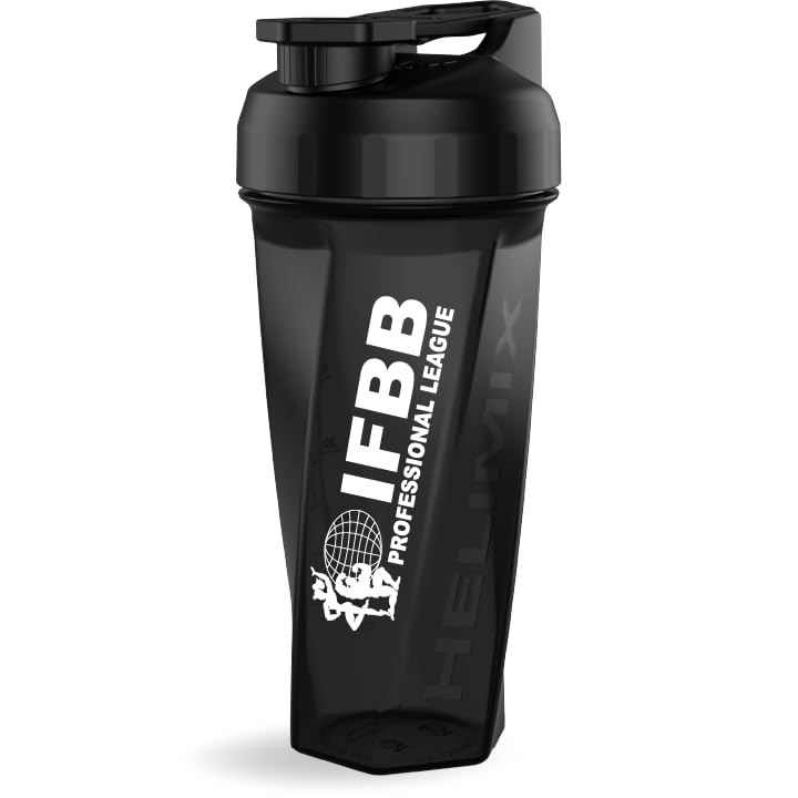 HELIMIX 2.0 vortex bottle in action for on the go shakes
