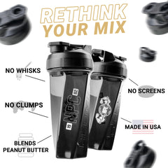Close-up of the patented vortex blender design on Helimix 2.0
