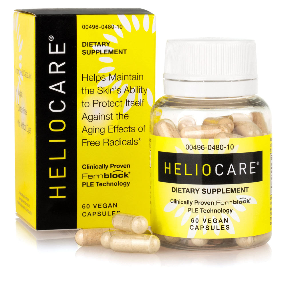 Heliocare 240mg Polypodium Leucotomos with Fernblock PLE technology – 60 veggie capsules