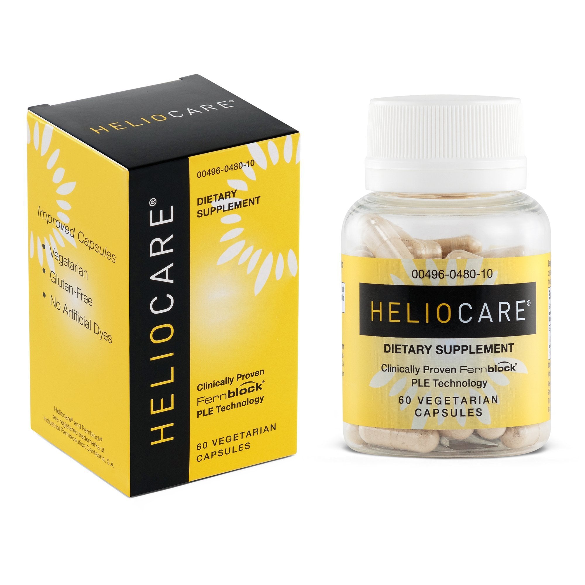 Heliocare Polypodium Leucotomos PLE Fernblock 240mg capsule bottle
