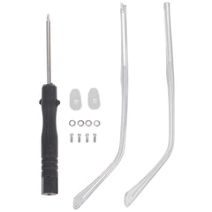Transparent Hemobllo metal eyeglass replacement arms (1 pair)