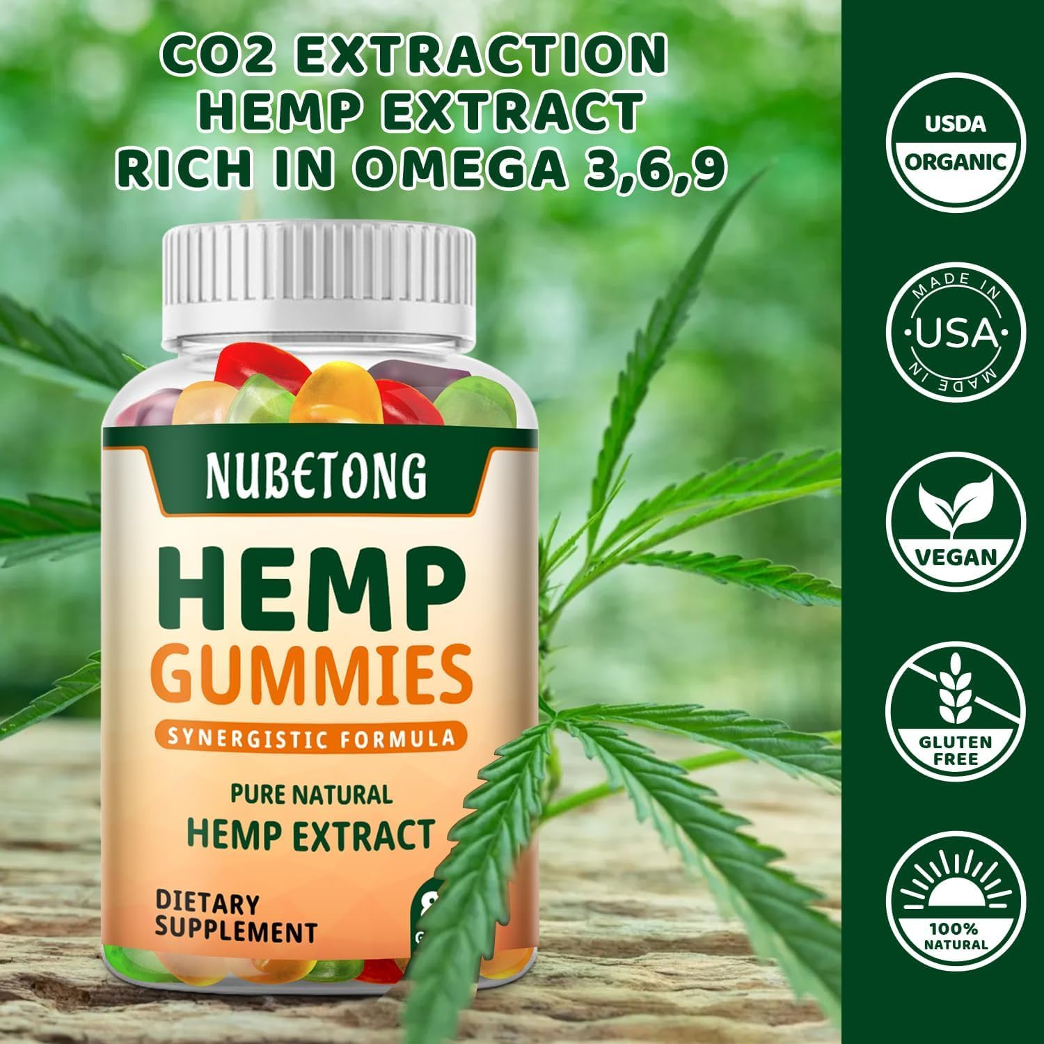 Delicious fruity hemp gummies for adults