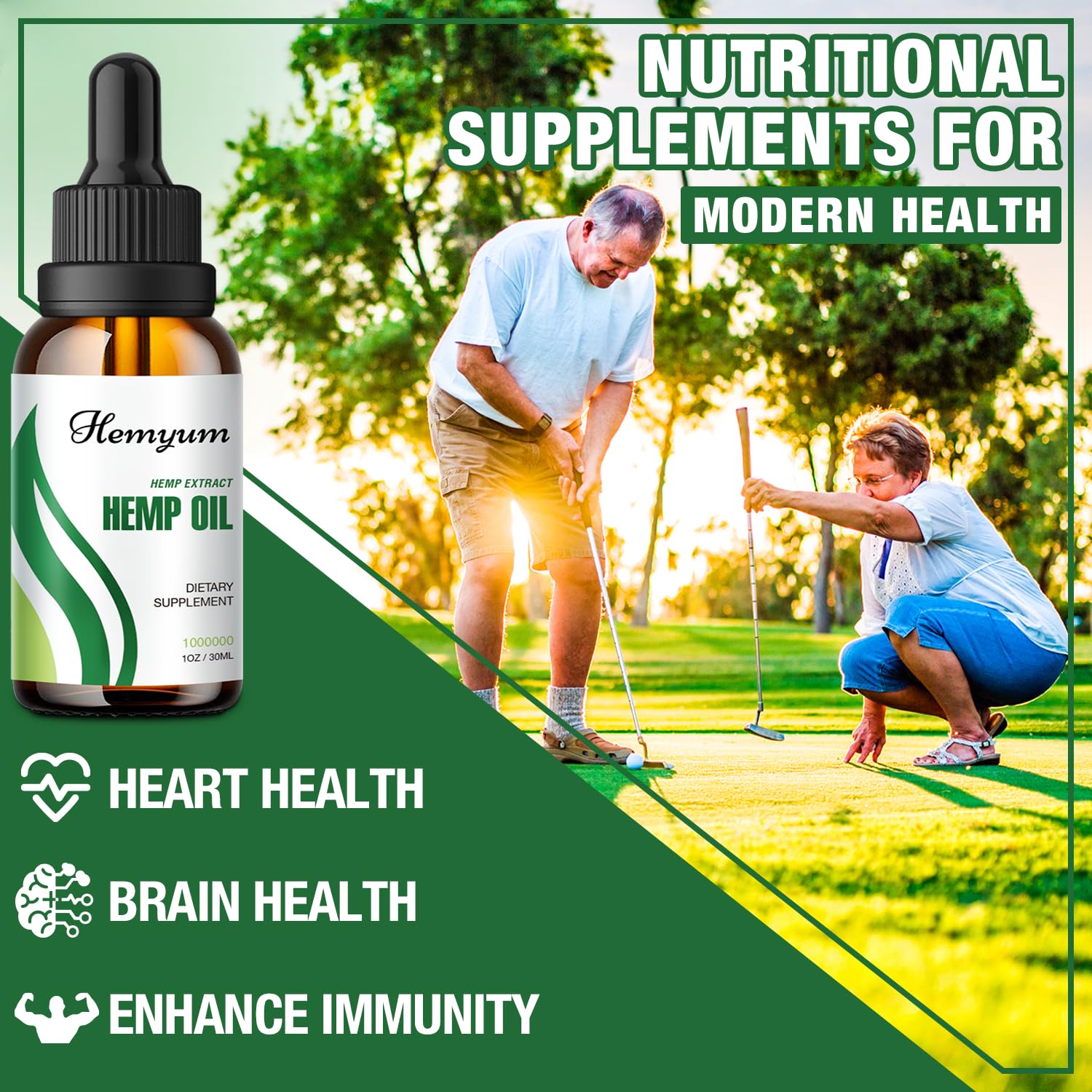 Hemp oil drops being poured onto a spoon