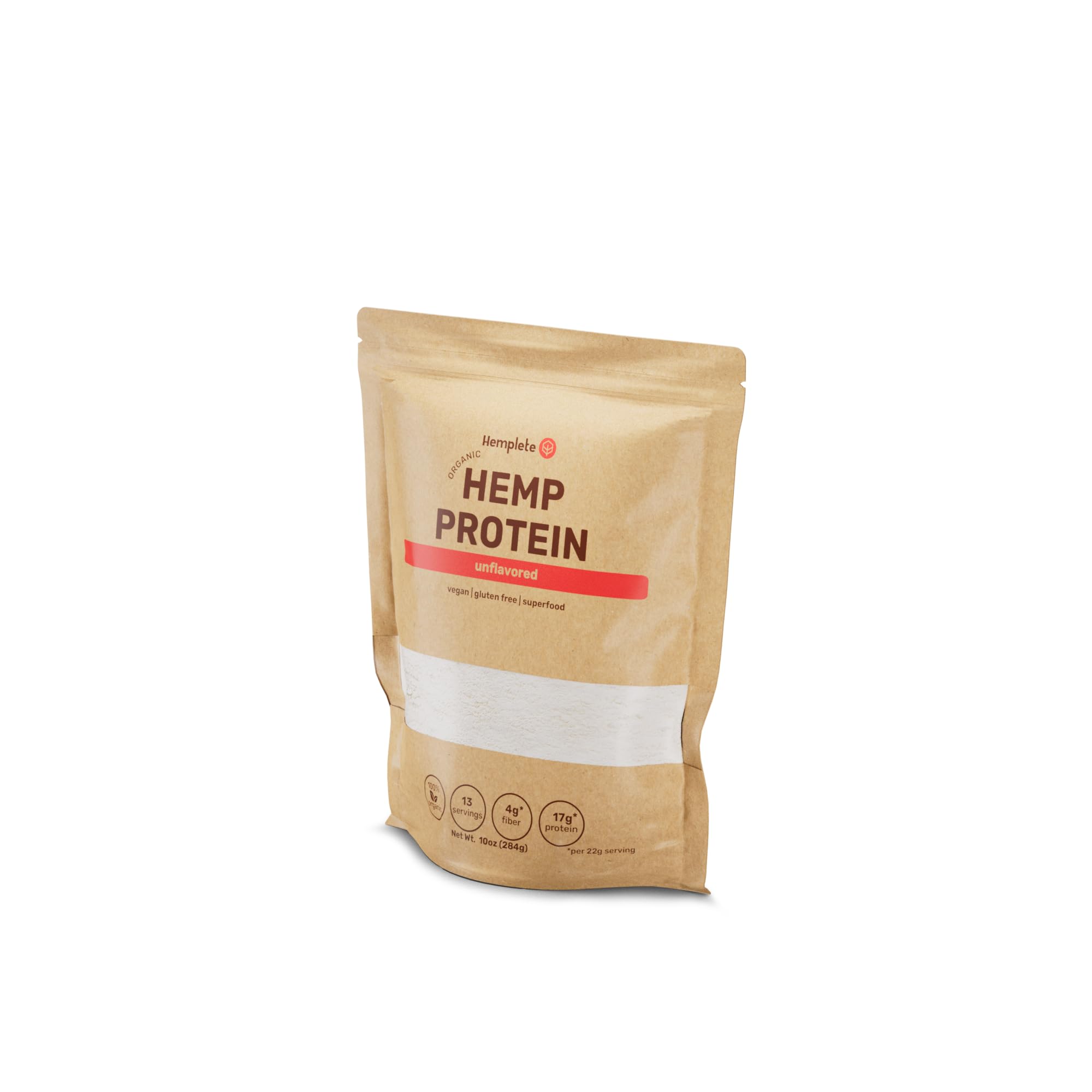 Hemplete Hemp Vegan Protein Powder bowl topped: ideal for yogurt, oats, or baking enhancements.