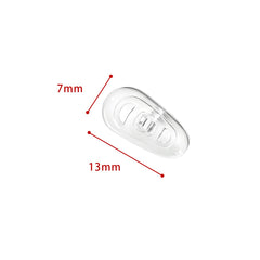 Soft medical-grade silicone nose pads for comfortable wear