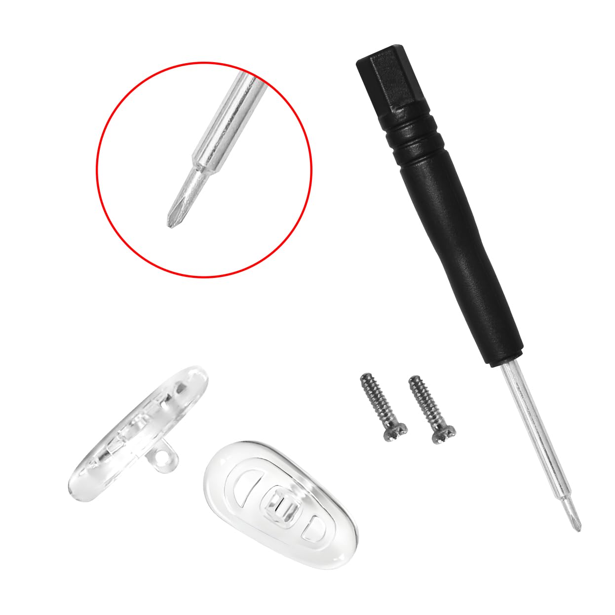 Complete nose pad replacement kit for Oakley and Tom Ford eyewear