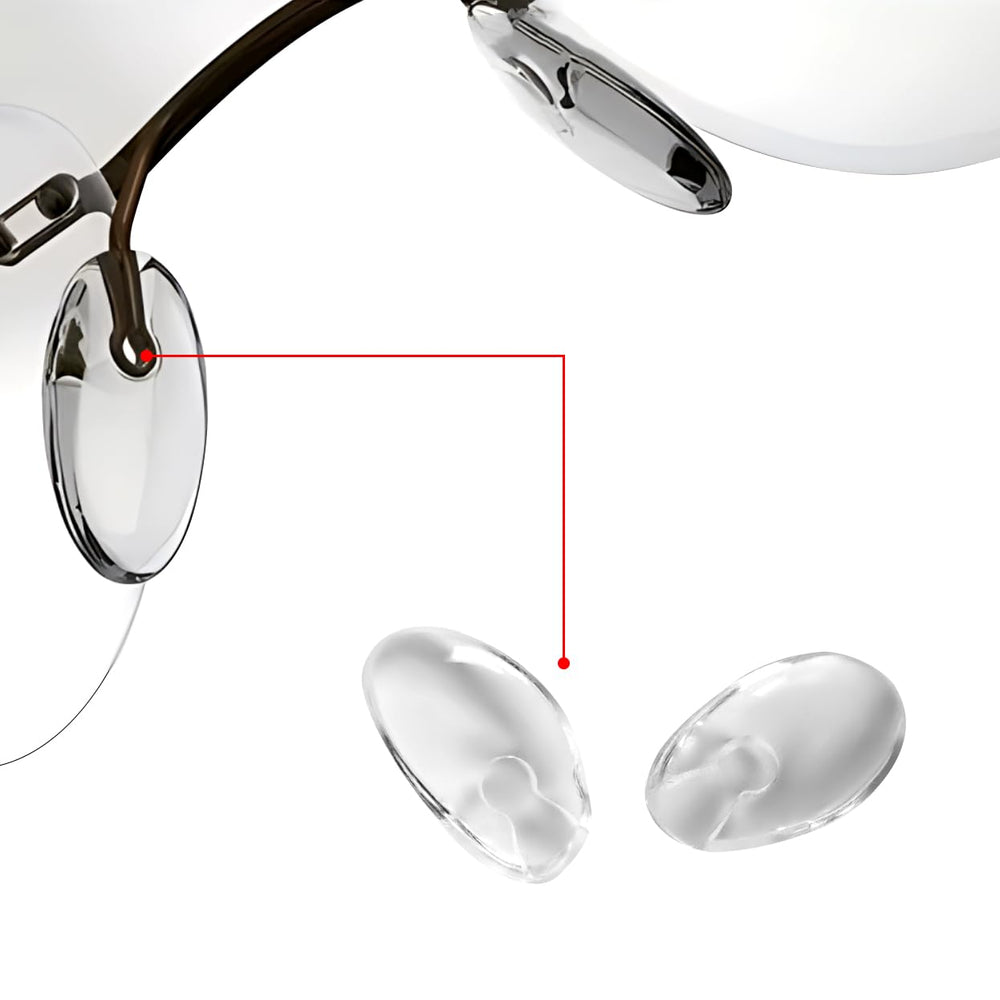 Close-up of soft medical-grade silicone nose pad material