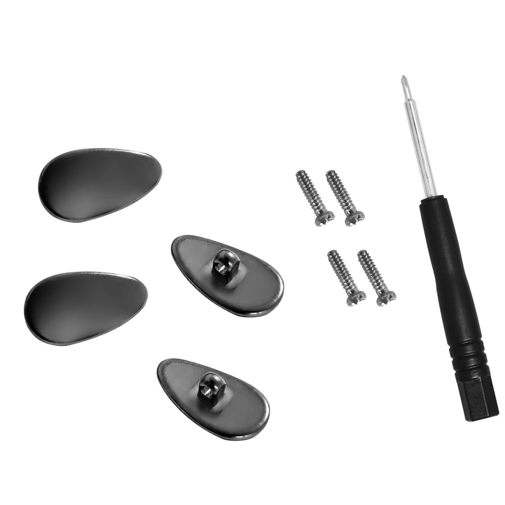 Hengfento2 screw-in titanium nose pads for Tom Ford Oakley sunglasses - front view